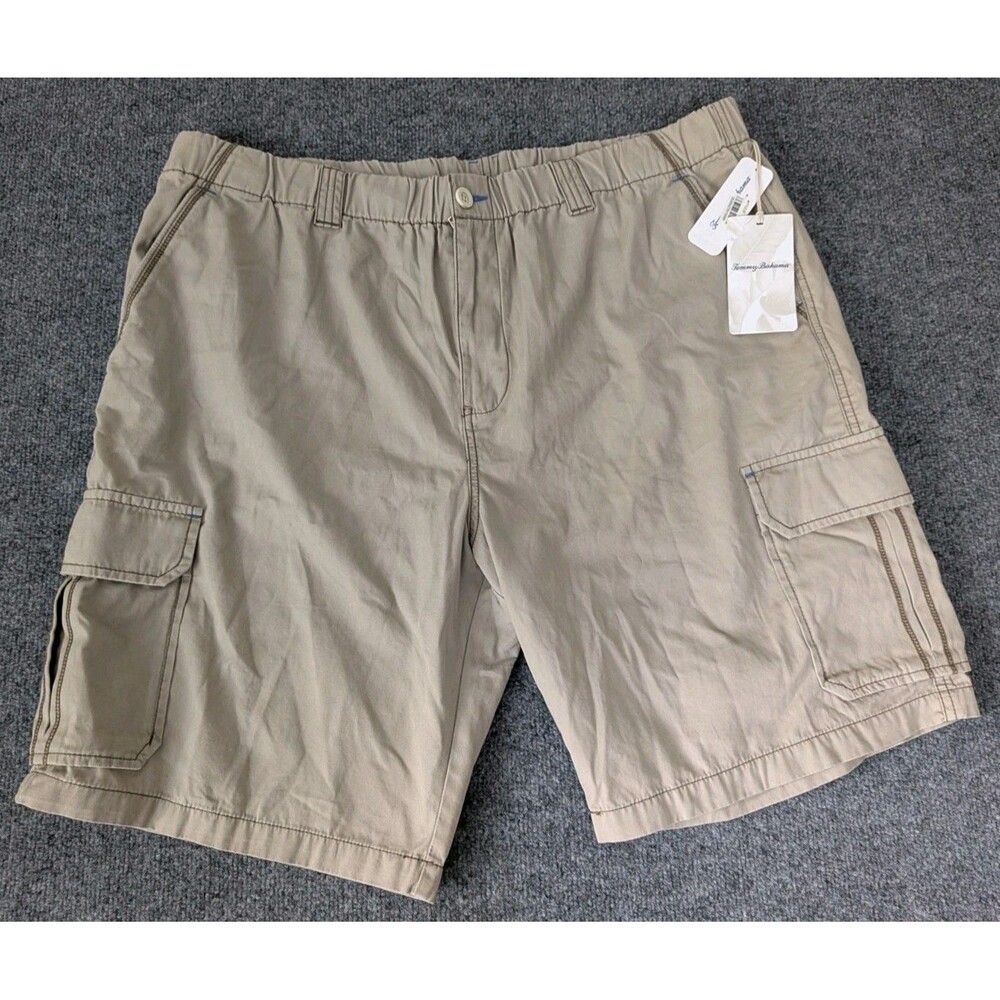 Mens Tommy Bahama Island Survivalist Cargo Short XXL Khaki Dusty Mahogany NWT
